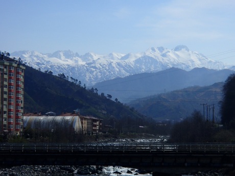 Turkish Mountains near the Georgian border.