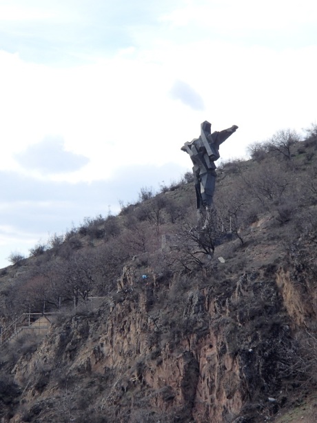 Statue near Bolisi, Georgia.